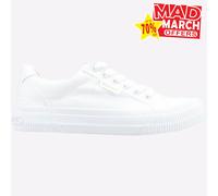 Rocket Dog Cheery Womens White Canvas Shoe - Size 3 UK - White