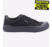 Rocket Dog Cheery Lace Womens Designer Fashion Plimsoll Trainers Black