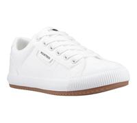 Rocket Dog Cheery Low Cotton Womens White Trainers Textile - Size UK 7