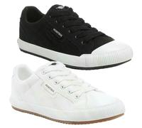 Rocket Dog Cheery Low Womens Casual Lace Up Canvas Shoes Trainers - White - UK 6 / EU 39