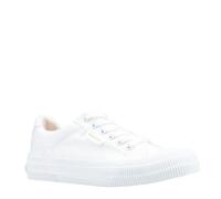 Rocket Dog Cheery Womens White Lace Up Canvas Shoe - Size 3 UK - White