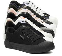 Rocket Dog Cheery Womens Casual Lace Up Canvas Pumps Shoes Trainers - Leopard - UK 5 / EU 38