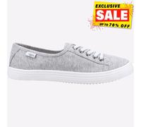 Rocket Dog Womens/Ladies Chow Chow Summer Jersey Plimsolls (5 UK) (Light Grey)