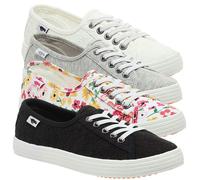 Rocket Dog Womens/Ladies Chow Chow Summer Jersey Plimsolls (8 UK) (Light Grey)