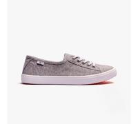 Rocket Dog Chowchowsj Womens Cotton Slip-On Breathable Casual Light Grey Shoes