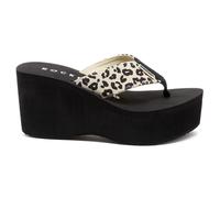 ROCKET DOG Womens Crush Wedge Sandal, Beige, 3 UK