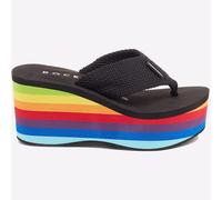 Rocket Dog Crush Webbing Sandal Womens - Black - Size UK 3