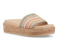 Rocket Dog Faye Alti Raffia Textile Womens Multicoloured Sandals - Multicolour - Size UK 7