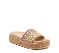 Rocket Dog Faye Alti Raffia Textile Women's Multicoloured Sandals - UK 5
