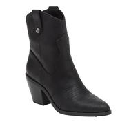 Rocket Dog Feather Polyurethane Women's Black Heeled Ankle Boots - UK 4