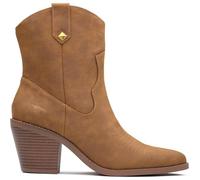 Rocket Dog Feather Polyurethane Women's Walnut Heeled Ankle Boots - UK 7