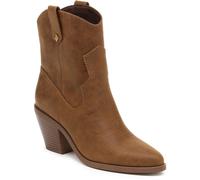 Rocket Dog Feather Synthetic Women's Walnut Heeled Ankle Boots UK 7