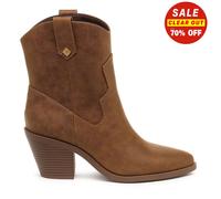 Rocket Dog Feather Womens Heeled Everyday Comfort Mid-Calf Cowboy Boots Brown