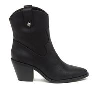 Rocket Dog Feather Polyurethane Women's Black Heeled Ankle Boots - UK 3