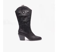 Rocket Dog Feria Womens Faux Leather Pull-On Black Cowboy & Western Boots