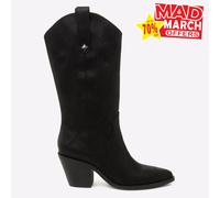Rocket Dog Womens Feria Western Boot, Black, 4 UK