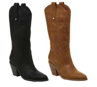 Rocket Dog Feria Womens Mid Calf Cowboy Western Pull On Boots - Brown - UK 5 / EU 38