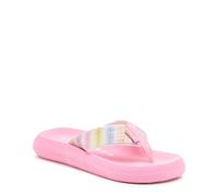 Rocket Dog Girl's Spotlight Comfort Foam Flip Flop Sandal, Springle Rainbow, 13 Big Kid