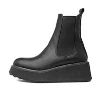 Rocket Dog Heyday Womens Black Platform Ankle Boot - Size 3.5 UK - Black