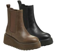 Rocket Dog Heyday Polyurethane Women's Dark Brown Flat Chelsea Boots - UK 7