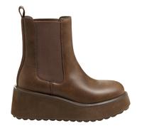 Rocket Dog Heyday Polyurethane Women's Dark Brown Flat Chelsea Boots - UK 7