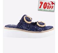Rocket Dog Howdy Womens Casual Fashion Comfort Slip-On Sandals Navy