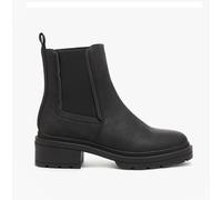 Rocket Dog Iggie Womens Faux Leather Pull-On Comfort Casual Black Chelsea Boots