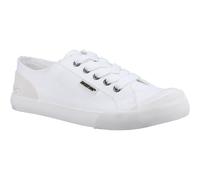 Rocket Dog Jazzin 12A Canvas Cotton Women's White Trainers UK 4