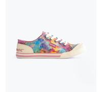 Rocket Dog JAZZIN CANDY TIE DYE Womens Trainers Pink Multi - UK 5