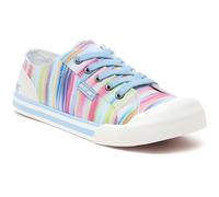 Rocket Dog Jazzin Dens Cotton Women's Rainbow Trainers - UK 3 / EU 36 / US 5