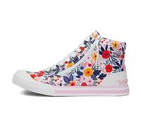 Rocket Dog Jazzin Hi Malden Womens Floral Canvas - Size 7 UK - Multicolour