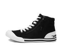 Rocket Dog Jazzin Hi Women's Black Canvas - Size 3 UK - Black