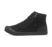 Rocket Dog Jazzin Hi Womens Black Zip Canvas - Size 7 UK - Black