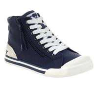 Rocket Dog Jazzin Hi Womens Navy Casual Zip Up Ankle Boots