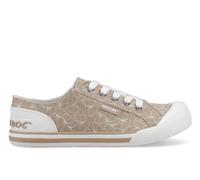 Rocket Dog Jazzin Mariposa Womens Trainers Size: 5 Colour : Tan / White