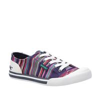 Rocket Dog Jazzin Plimsoll Trainers - Purple Multi - 3 UK