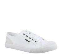Rocket Dog Jazzin Plimsoll Trainers - White - 4 UK