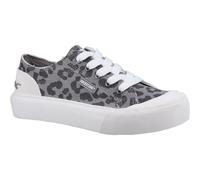 Rocket Dog Womens Jazzin Plus Canvas Pumps Ames Leopard Grey 4