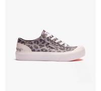 Rocket Dog JAZZIN PLUS AMES LEOPARD Womens Comfort Casual Lace-Up -Grey