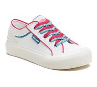 Rocket Dog Jazzin Plus Womens White Casual Canvas Pumps Shoes Trainers