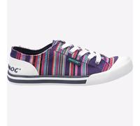 Rocket Dog Womens/Ladies Jazzin Canvas Aloe Lace Up Trainer (3 UK) (Multicoloured)