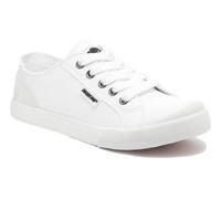 Rocket Dog Jazzin Canvas Shoes Womens - White - Size UK 4