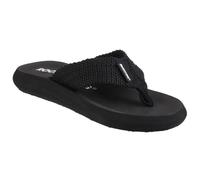 Rocket Dog Ladies Beach Sunset Webbing Flip Flop Black Non Safety