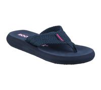 Rocket Dog Ladies Beach Sunset Webbing Flip Flop Navy Non Safety