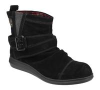 Rocket Dog Mint Black Ladies Long Boots Suede