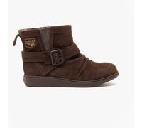 Rocket Dog Womens/Ladies Mint Suede Fabric Loop Pull on Ankle Boots - Brown Leather - Size UK 8