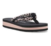 Rocket Dog Monica Leon Leopard Textile Womens Light Pink Flip Flops - Size UK 4