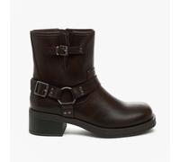 Rocket Dog Nino Faux Leather Women's Brown Heeled Ankle Boots - UK 7