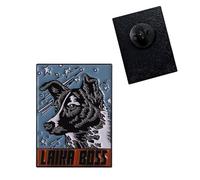 Rocket Dog Pin Badge Laiki Soviet Union USSR Brooch Lapel Jacket Bag Cosmonaut Space Program Race CCCP Icon Logo Astro Pup Cold War (Laiki Boss)