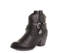 Rocket Dog Women's Satire Cowboy Boots, Black Slick Black, 3 UK